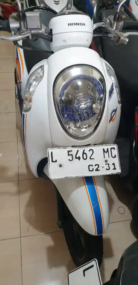 Scoopy Sporty th 2016 mulus pool pjk baru 02-2027