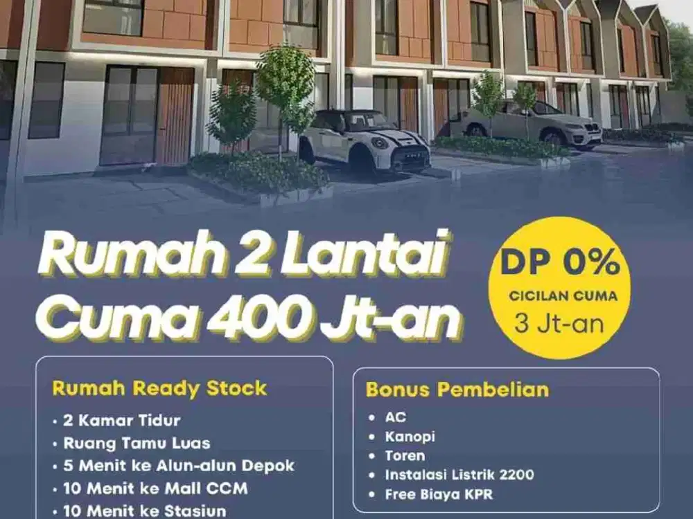rumah murah di Cilodong Kalibaru Depok