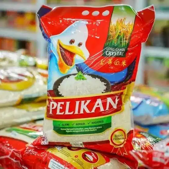 Beras Pelikan 5KG Baru Segel