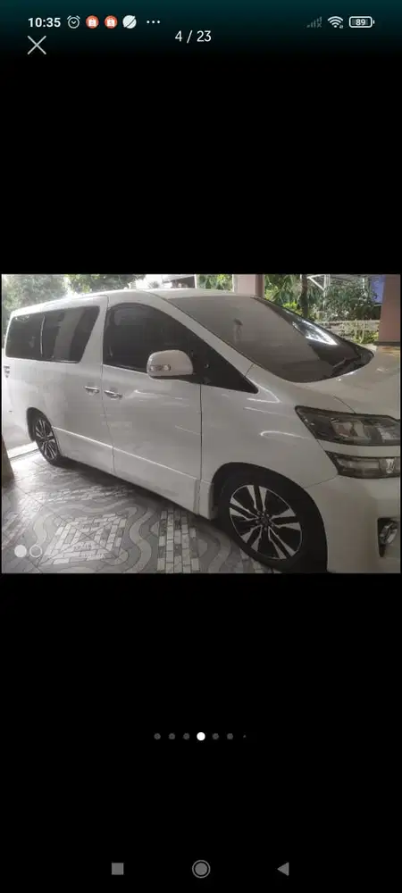 Toyota Vellfire 2012 Bensin