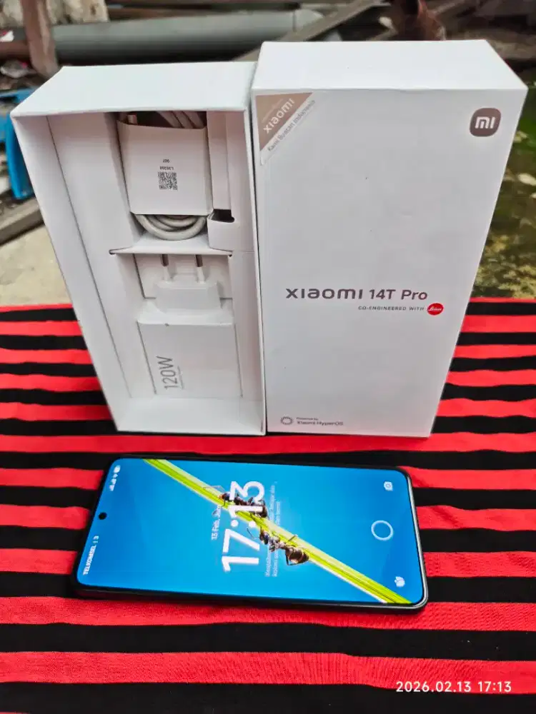 Xiaomi 14T Pro 12/512 Fullset ori segel garansj On Nov 2026