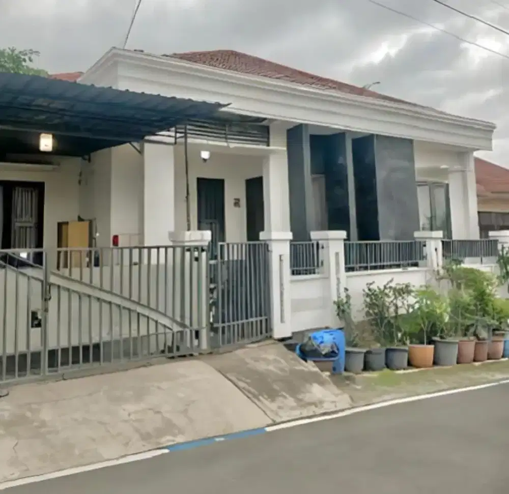 Murah rumah dijual mewah sambiroto 1 lantai siap huni strategis