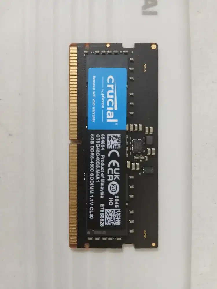 RAM Laptop SODIMM DDR5 8GB PC5 4800MHZ Bekas Normal
