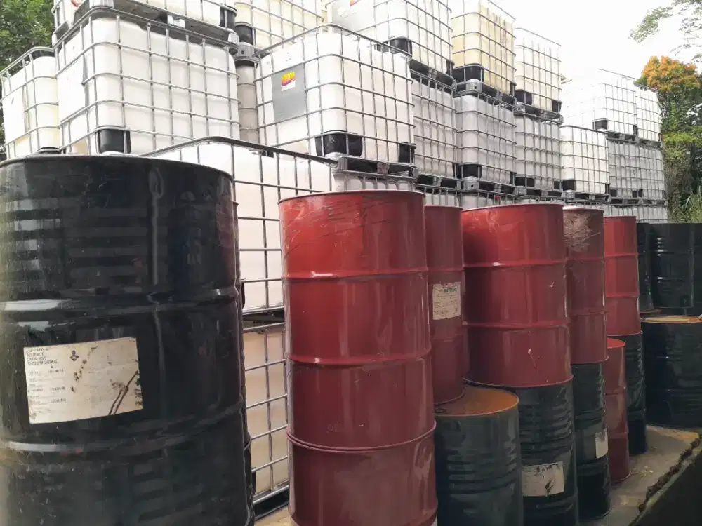 Barang baru tedmond (babytank) drum pertamina,drum lem