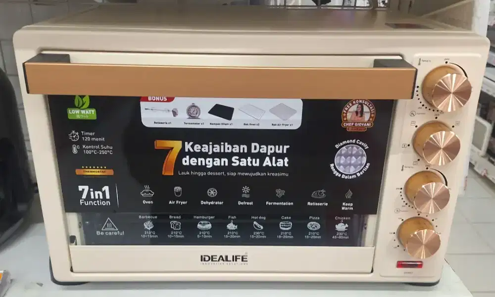 Oven Idealife 30 Liter Panggang IL-330