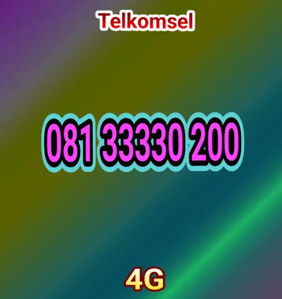 Nomer cantik simpati 11digit super rapi