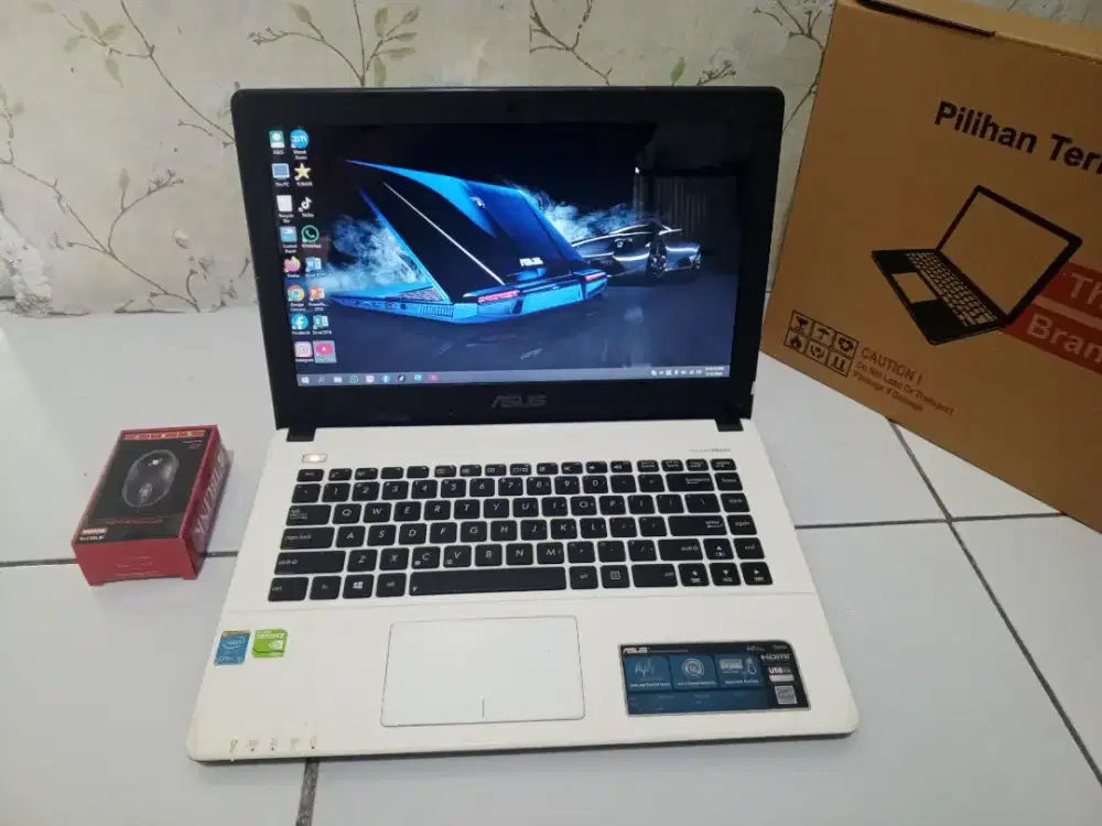 Di Jual Cepat Laptop Asus slim, mulus dan normal