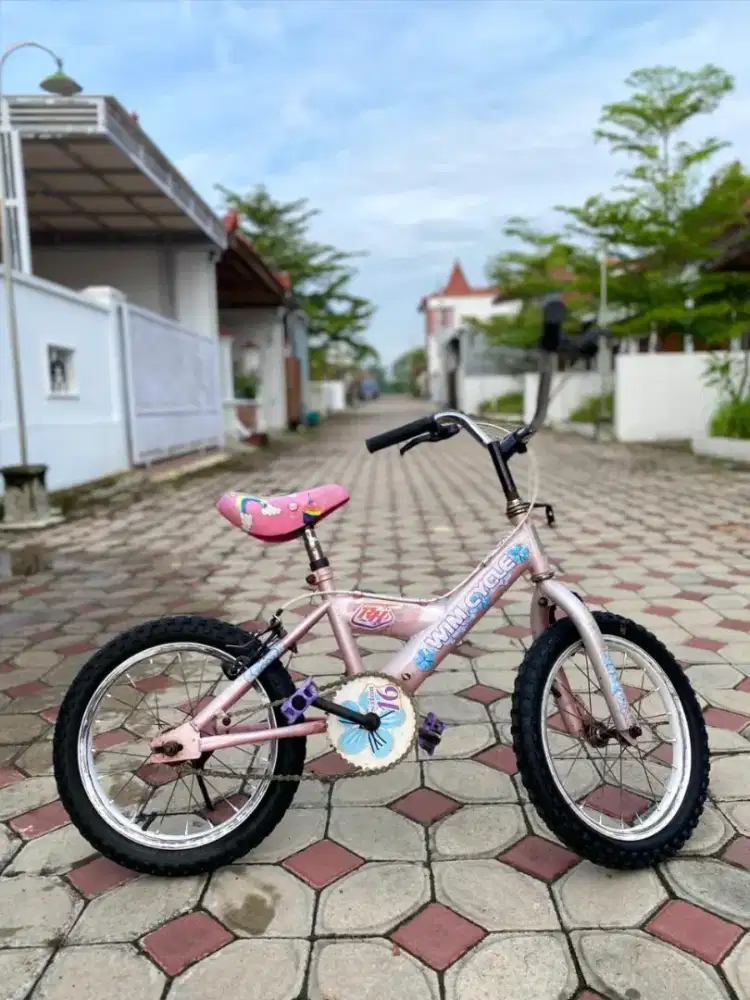 sepeda anak wimcycle tifany ukuran 16 inch