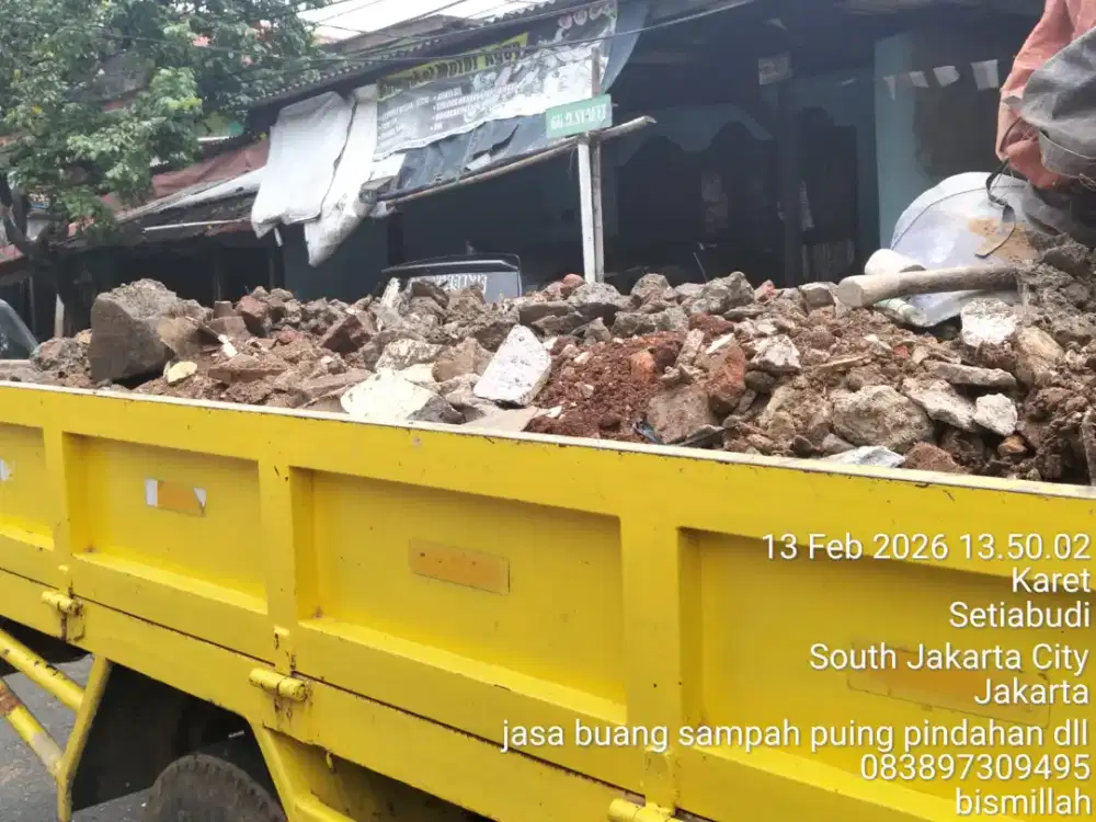 Jasa angkut puing dan buang sampah