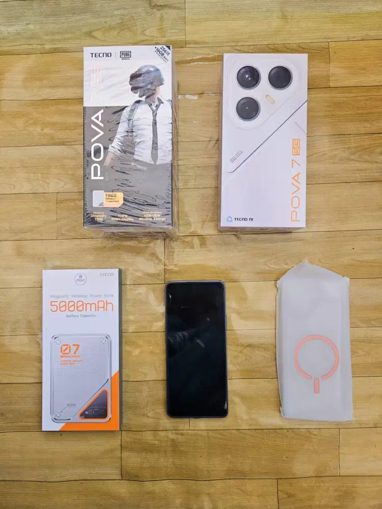 Tecno Pova 7 5G 8/256GB Fullset Like New - Garansi Resmi