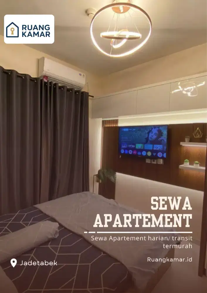 Sewa apartement harian/transit Bassura city termurah
