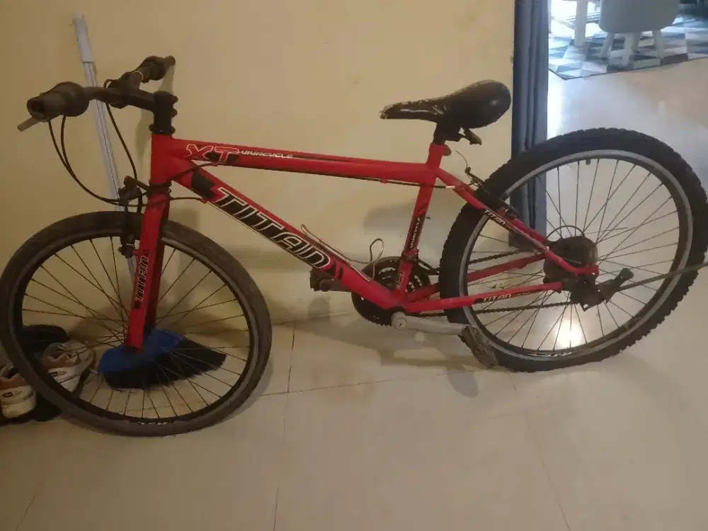 sepeda dewasa dan anak