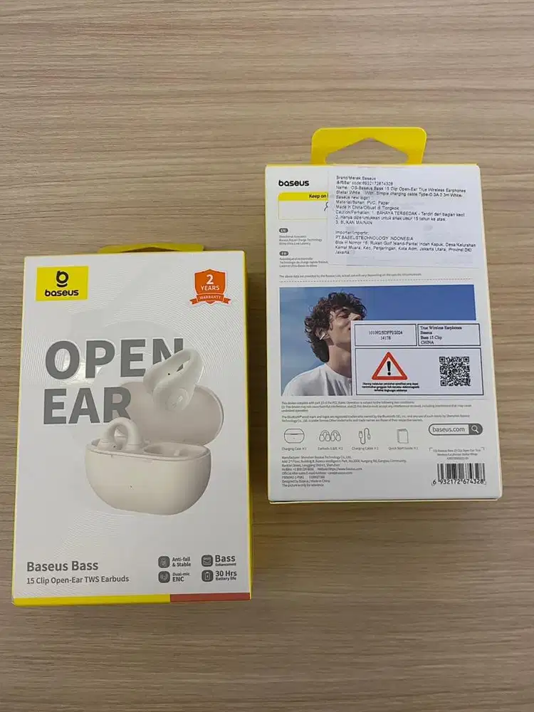 TWS Baseus Bass 15 Clip Open-Ear