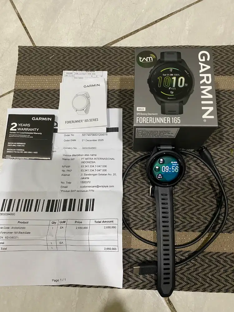 Garmin FR 165 Non Music