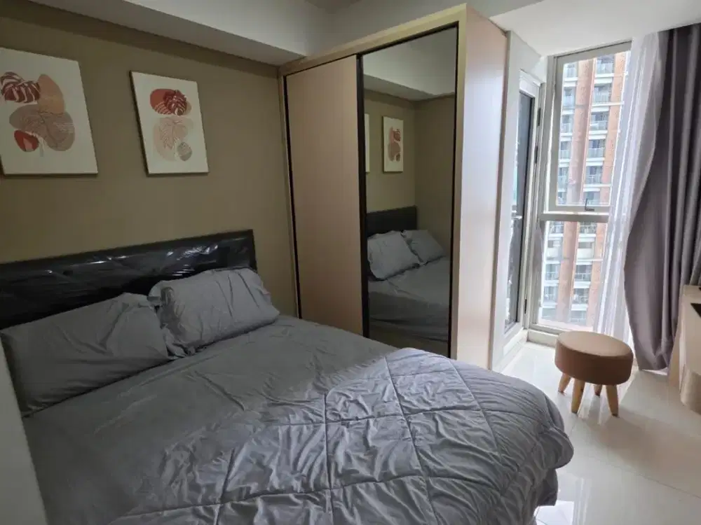 DISEWA CEPAT! Apartemen Goldcoast 1bed 29m2 Furnish Siap Huni