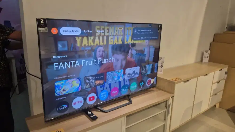 Ready stok tv 55 inc aqua google tv