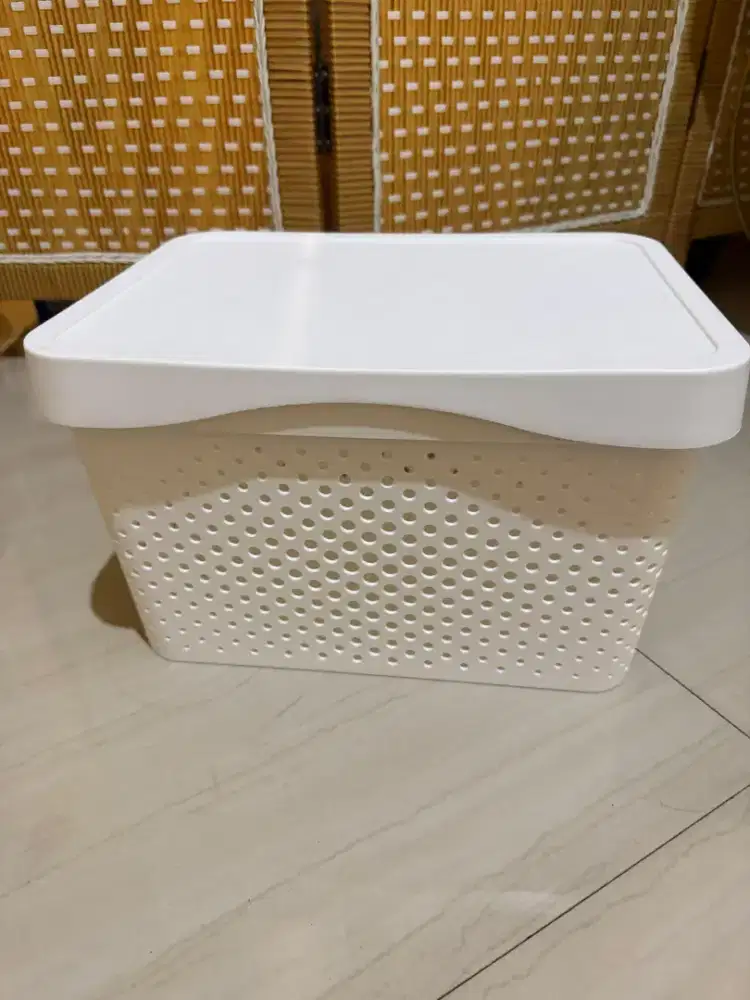 Azko Stora 20ltr keranjang penyimpanan dots