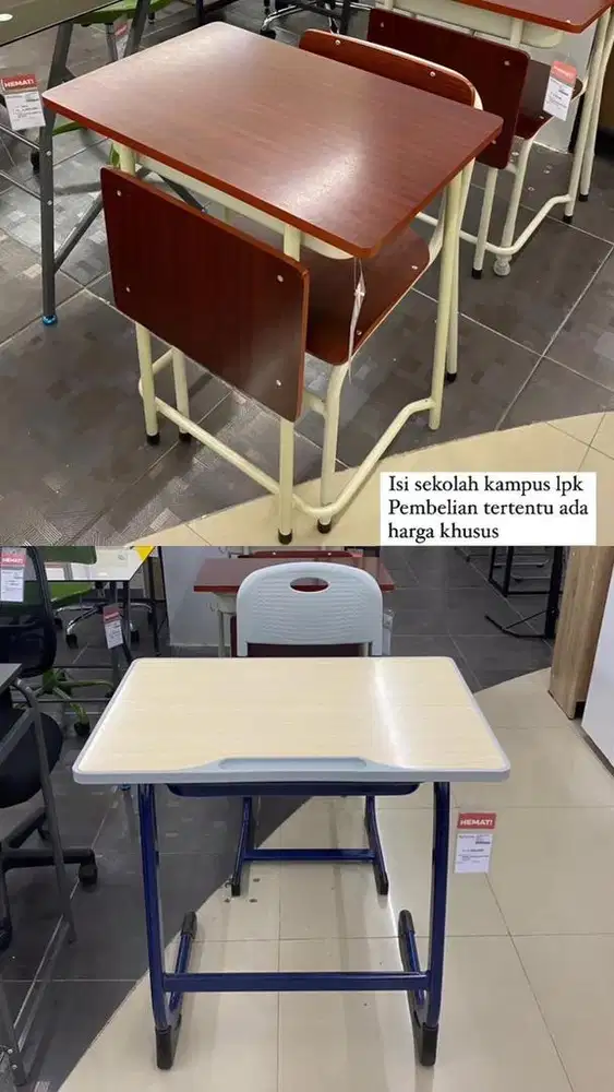 Kursi Sekolah Meja Sekolah Set