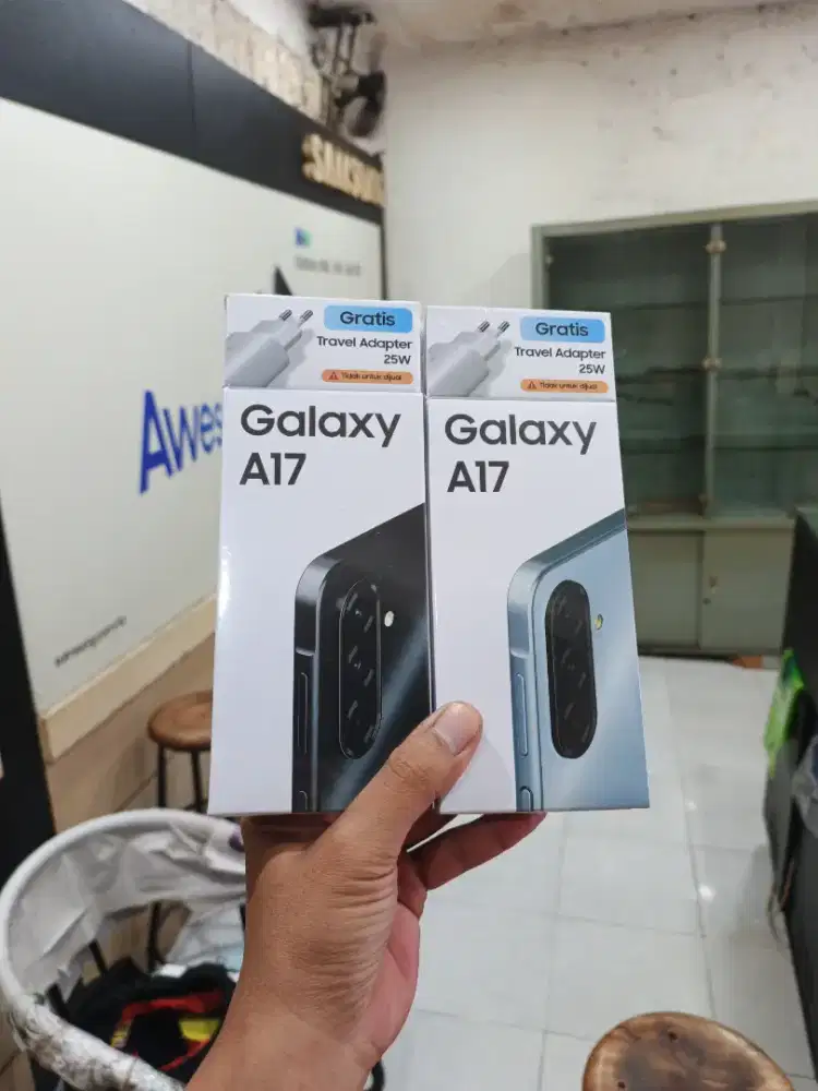 Samsung Galaxy A17 8/256 Garansi resmi 1thn