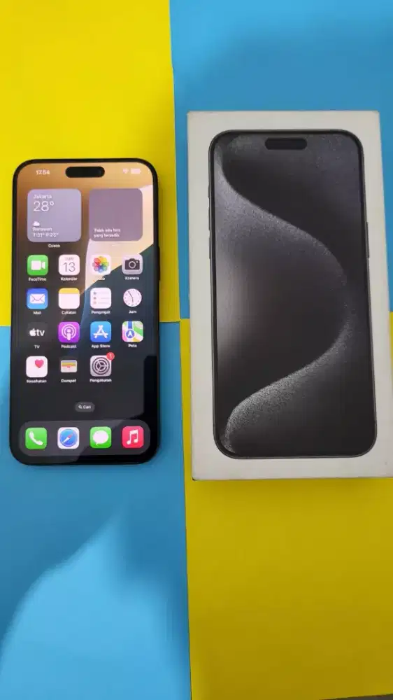 IPhone 15 Pro Max 256GB iBox bisa tt
