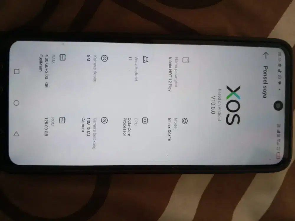 Infix hot 12 play mulus 4+2 Rom 128 jembatan serong