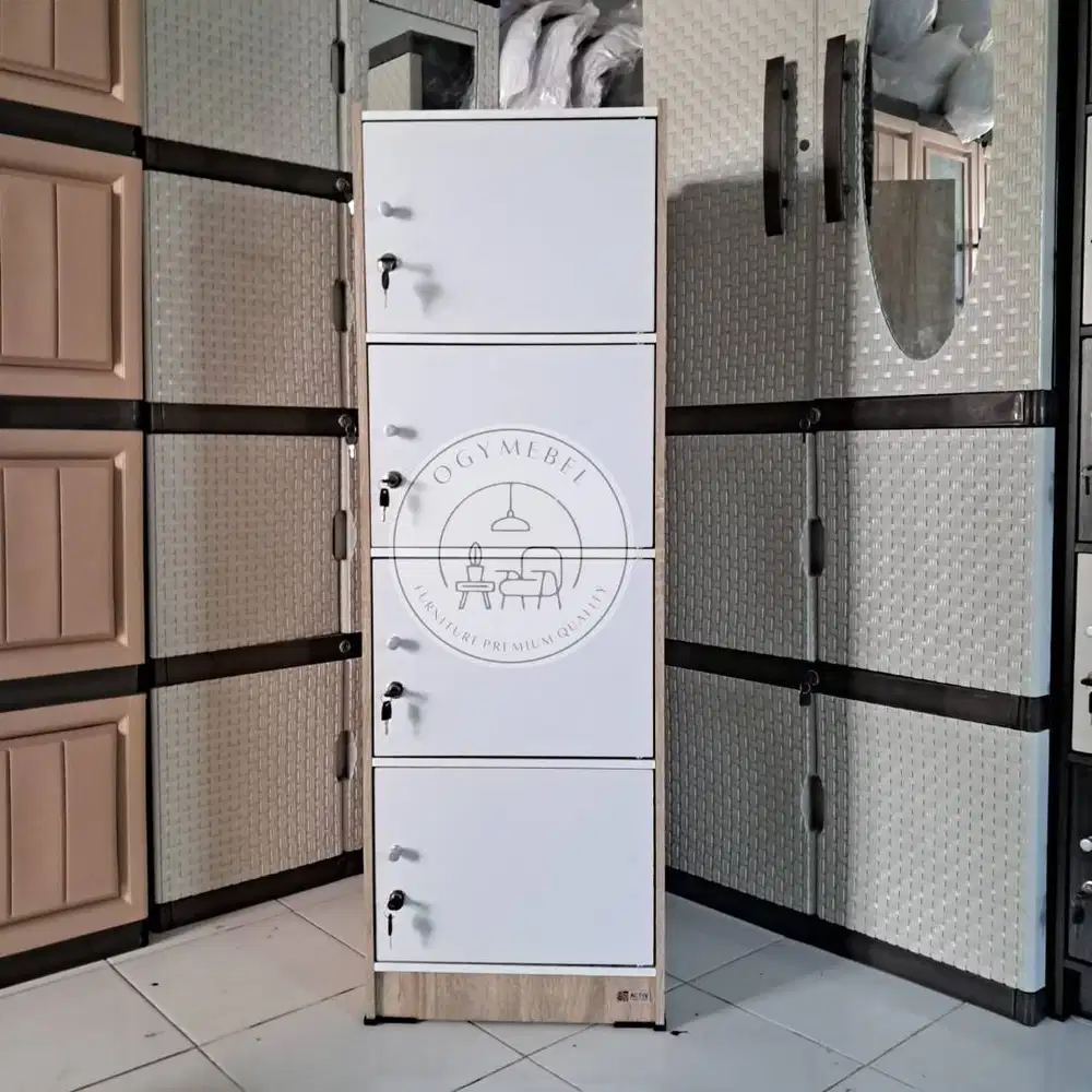 READY LEMARI LOKER 4 PINTU GRATIS ANTAR