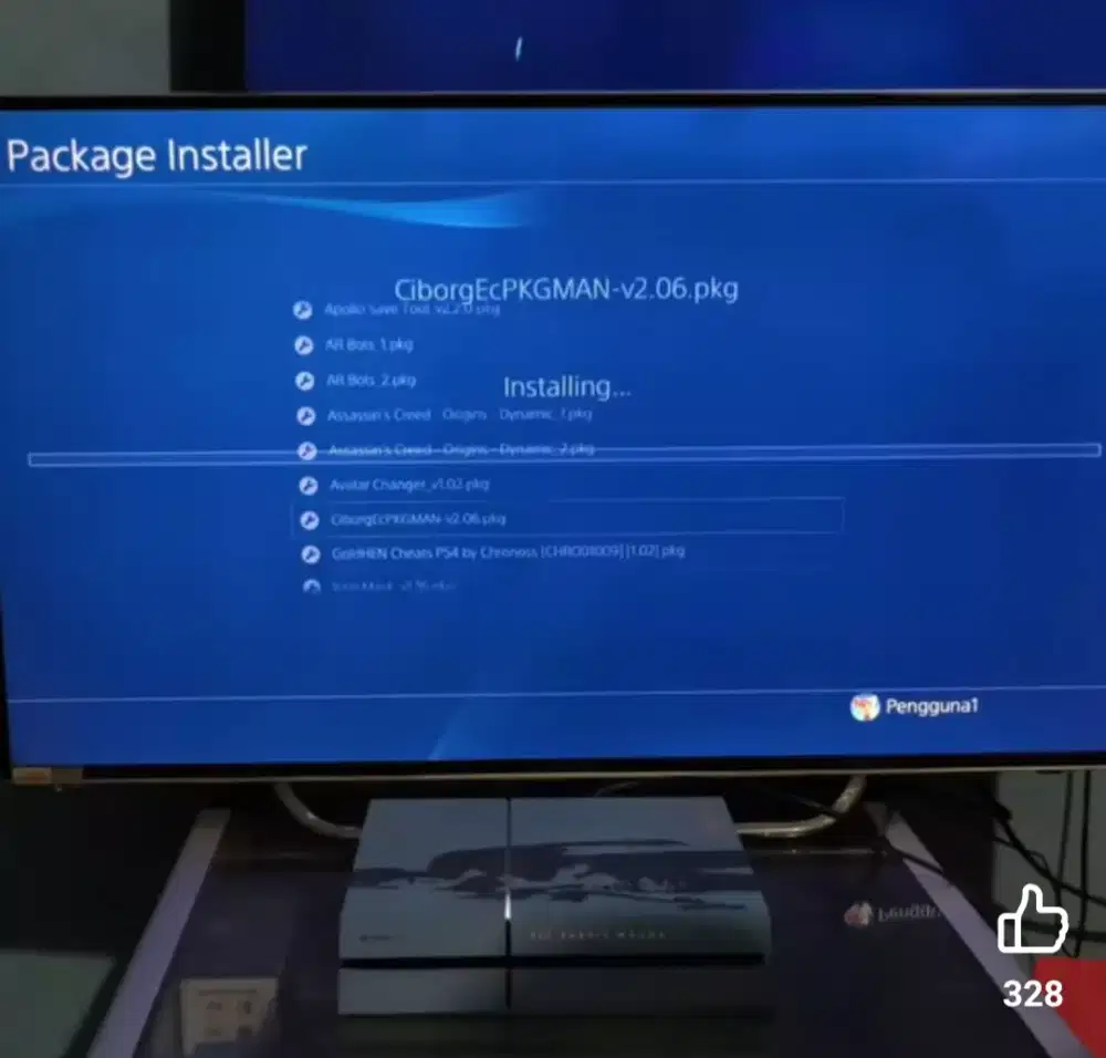 Dibeli tv led rusak/ps rusak
