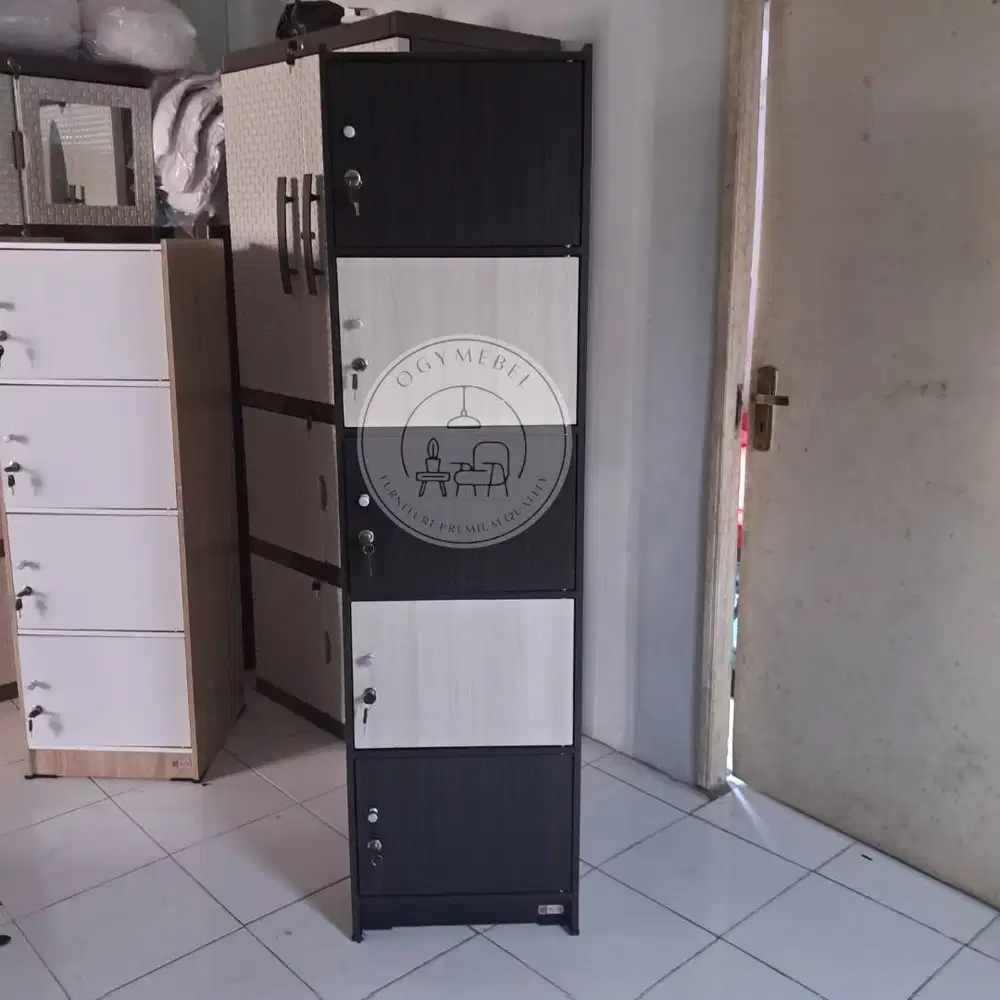 READY LEMARI LOKER 5 PINTU GRATIS ANTAR