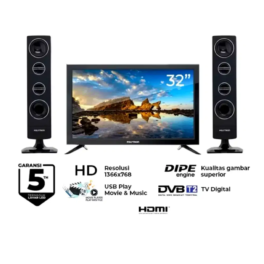Dijual TV POLYTRON 32