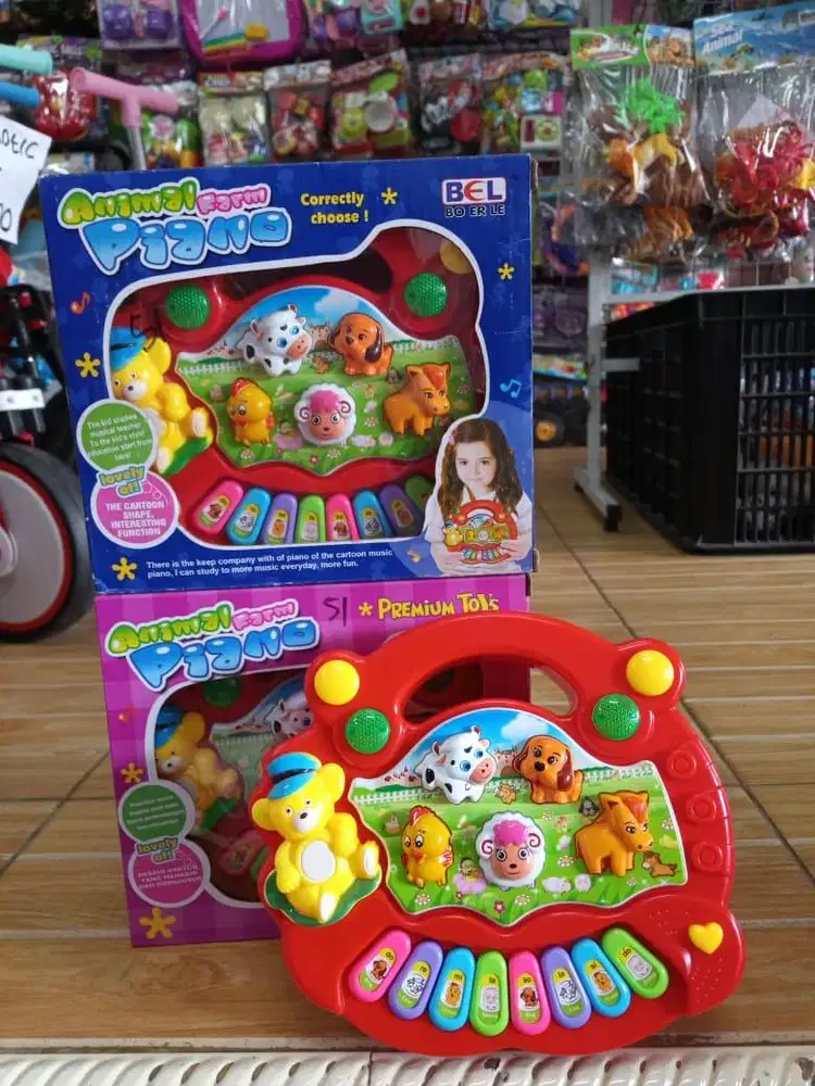 mainan anak piano animal edukasi anak