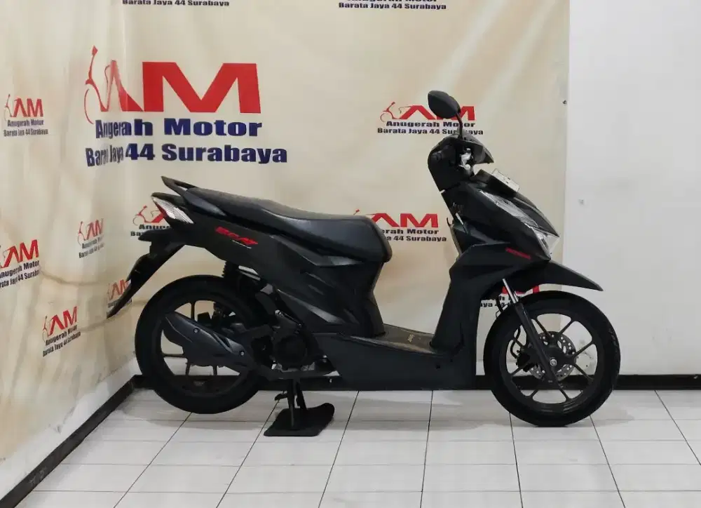 Ready Km 10 Ribu Honda Beat Deluxe Iss Tahun 2023 hitam doff