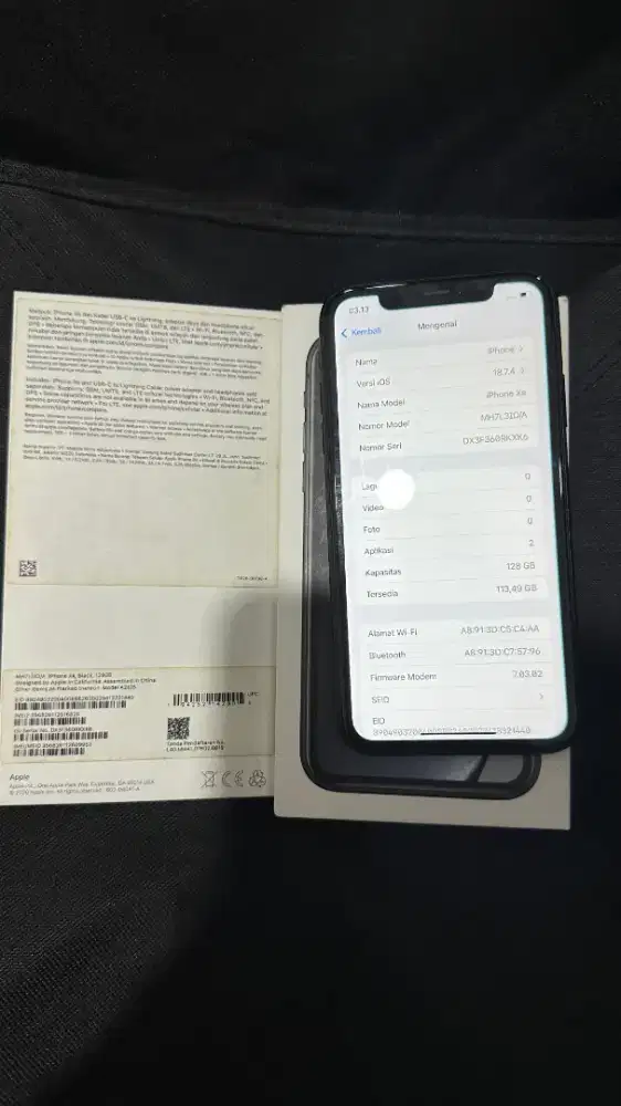 Iphone xr 128gb ibox