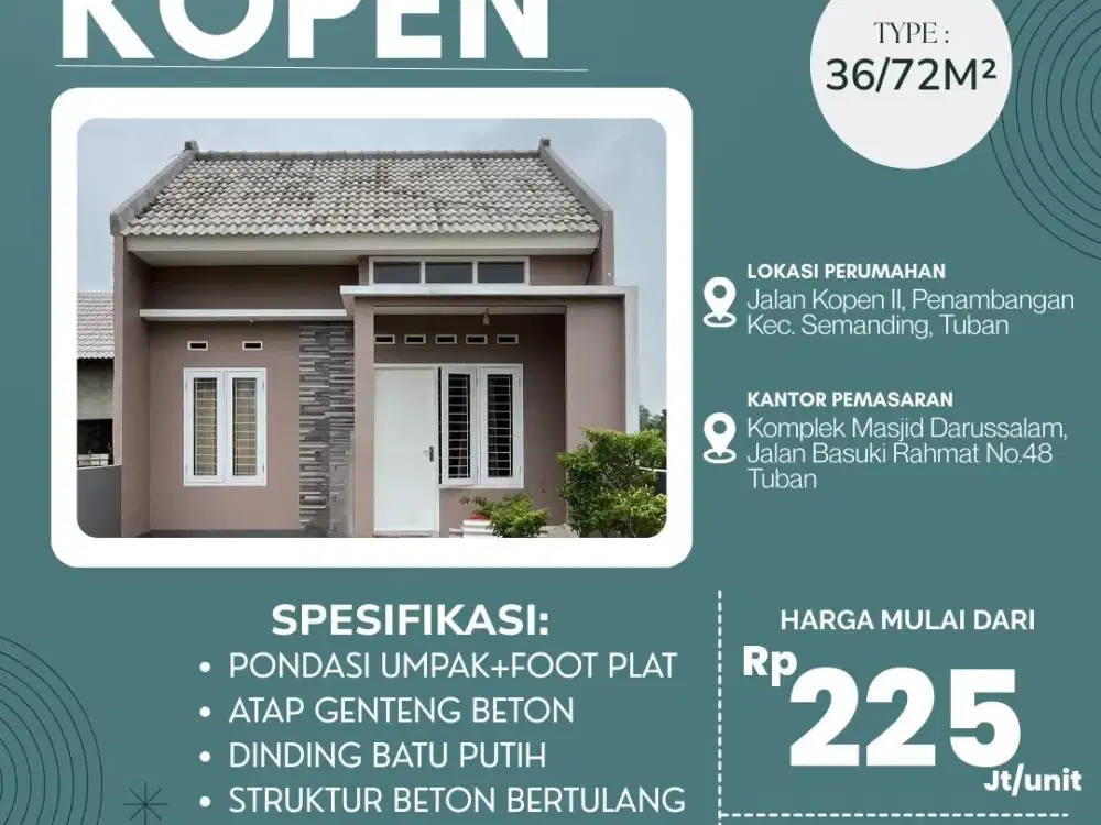 Rumah Idaman Hadir di Mutiara Kopen