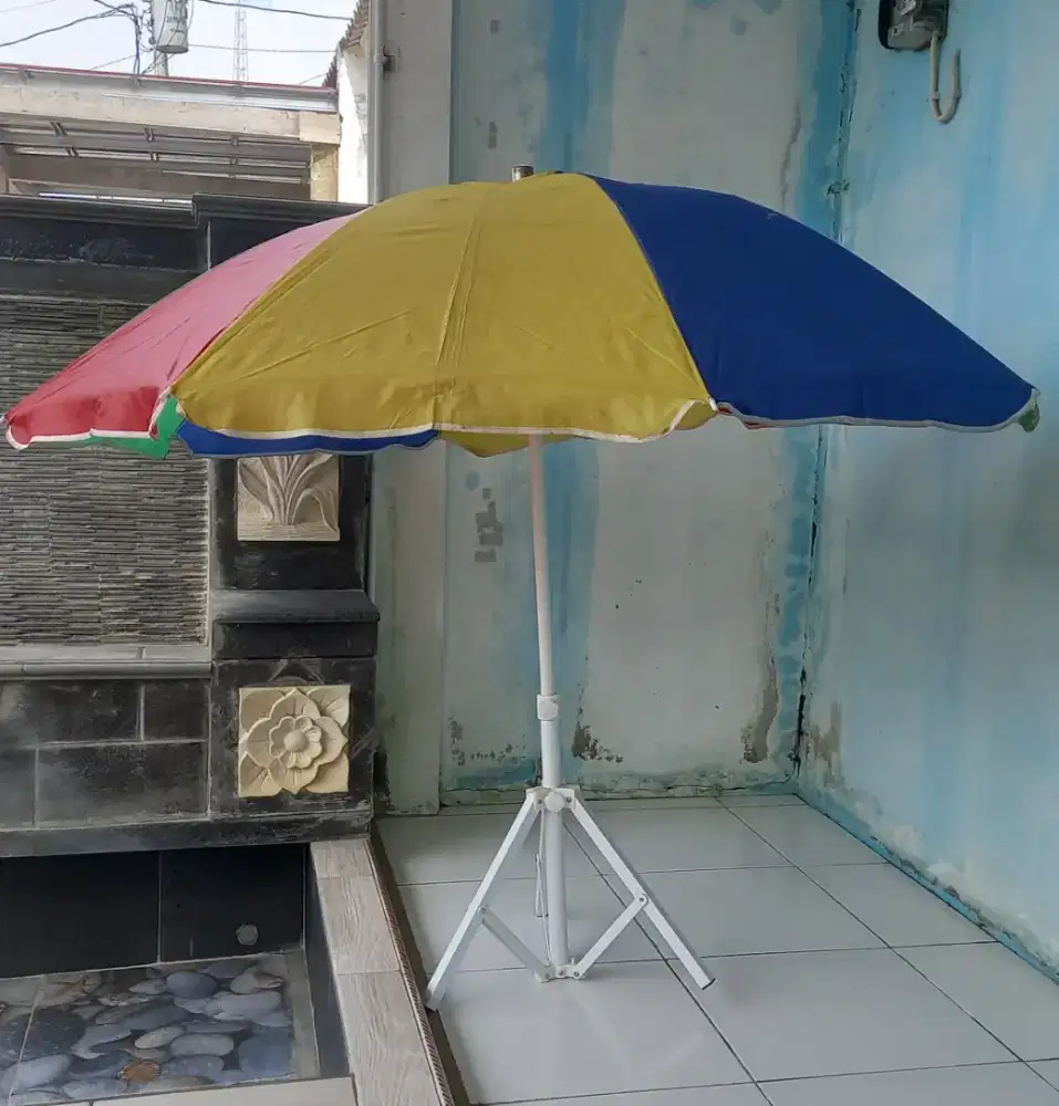 Payung jualan dan Tripod