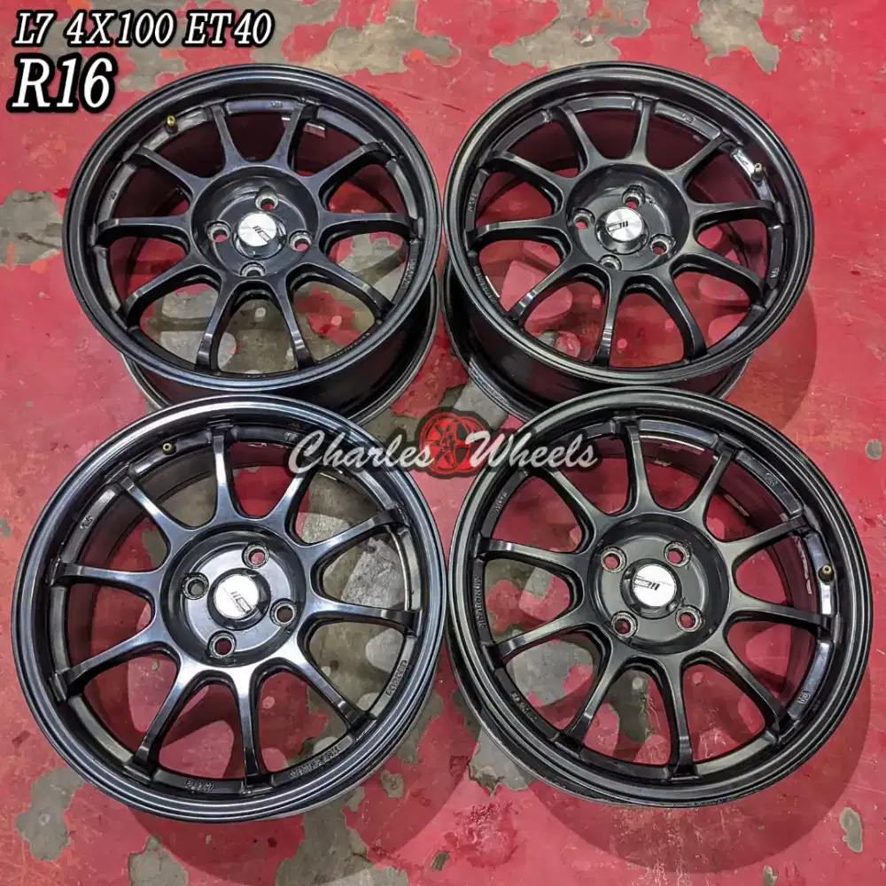 JUAL VELG SEKEN TYPE F SSR R16 4X100 JAZZ YARIS VIOS DLL