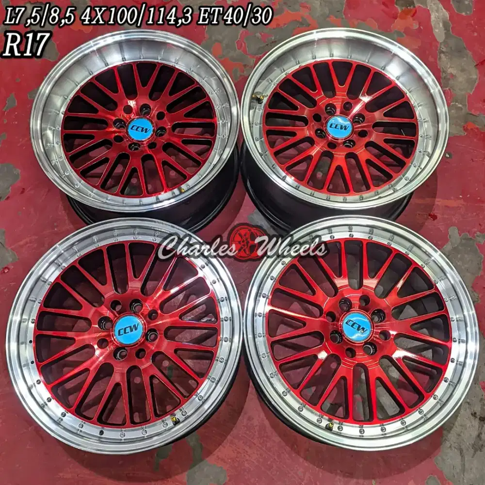 Jual velg ccw r17 4x100 4x114,3 avanza xenia livina dll