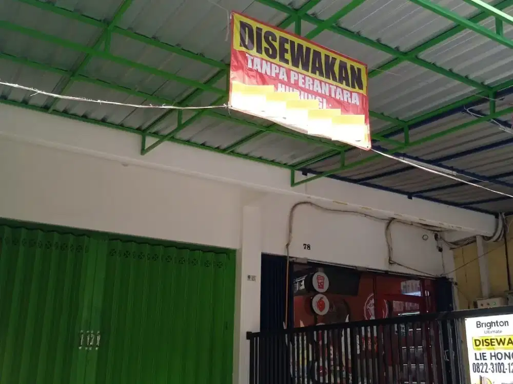 ruko disewakan karang empat besar surabaya