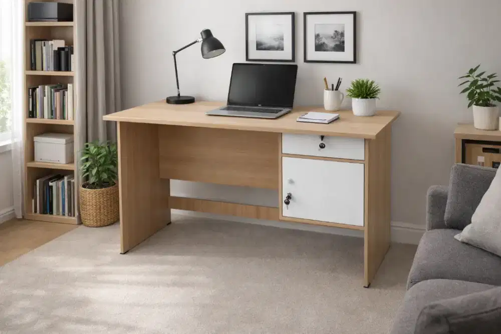 Meja kerja dan kursi kerja