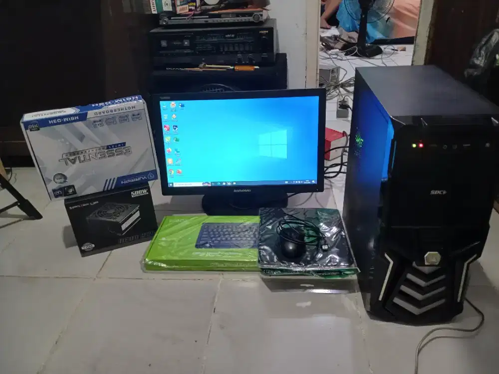 1set PC intel core i5 4430 ram 6gb hdd 500gb vga intel HD