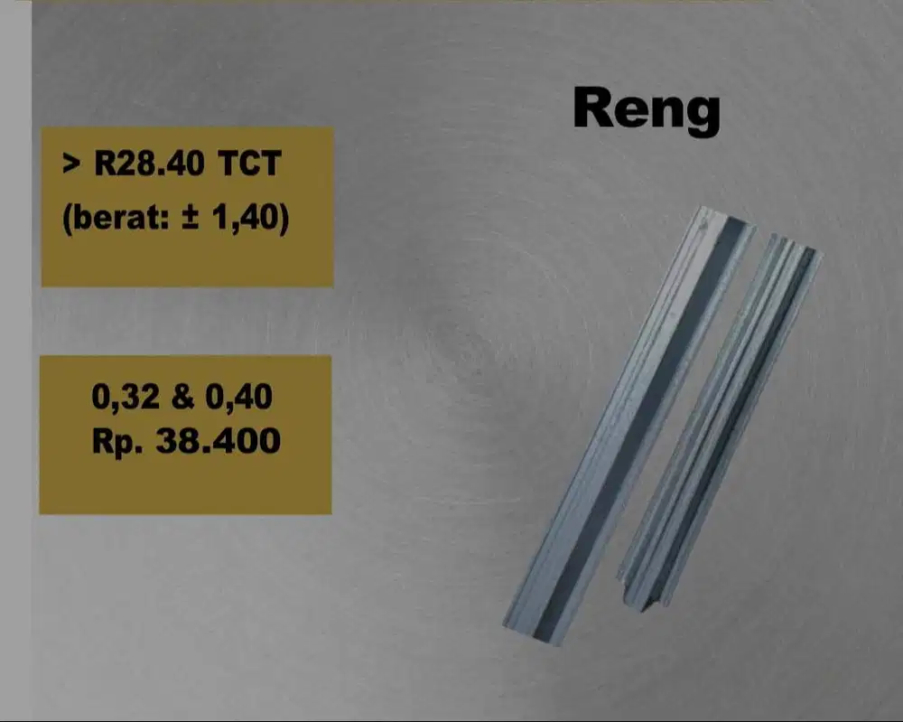 Reng & Baja Ringan Berkuaitas dan Tahan lama