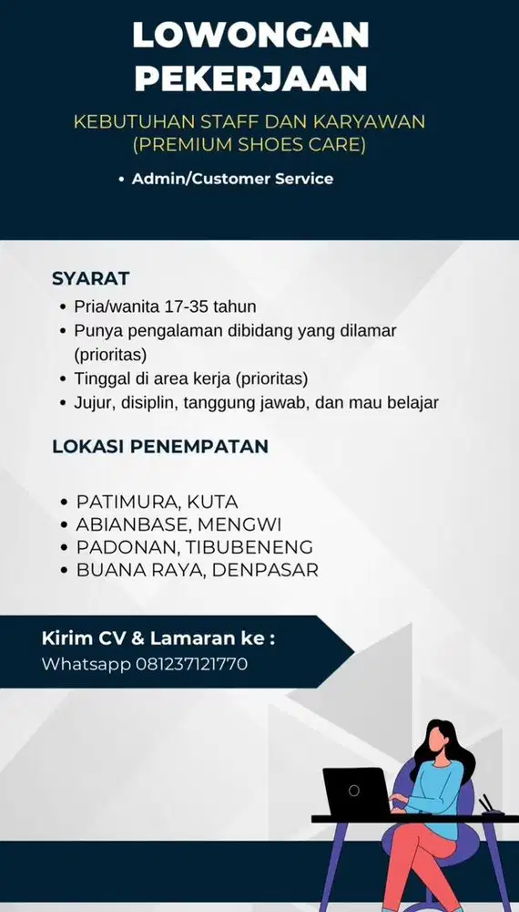 DICARI CUSTOMER SERVICE / ADMIN