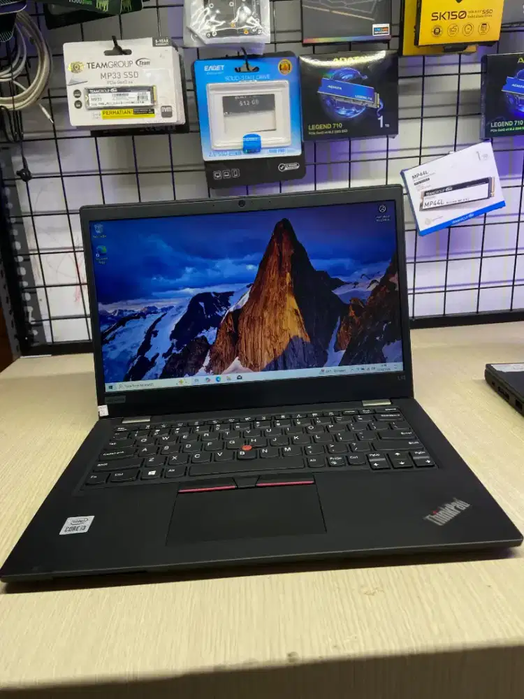 Lenovo Thinkpad L13 Intel core i3 gen 10 ram 4gb SSD 128gb mulus awet