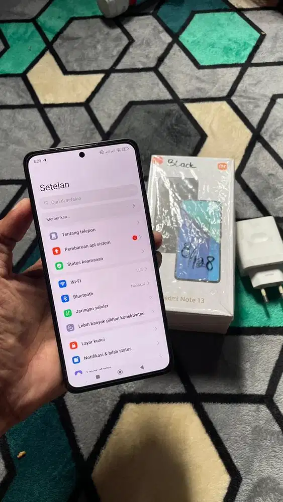 redmi note 13 4g ram 8/128 fullset