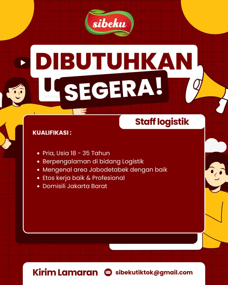 Staff logistik motor / mobil.