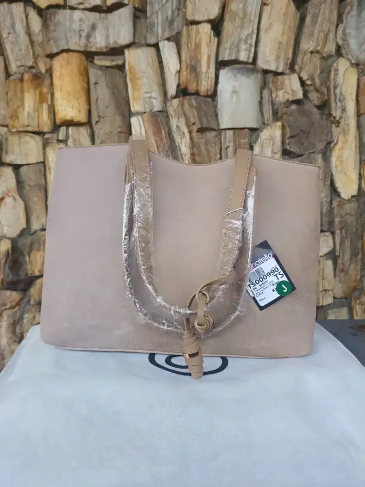 [BARU MURAH] Tas DONATELLO Suede Khaki TS000990 Original