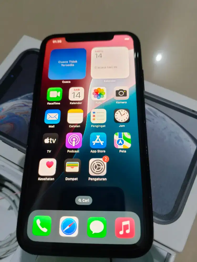 Iphone Xr 64Gb Alloperator inter resmi Fullset Ori mullus Perfek