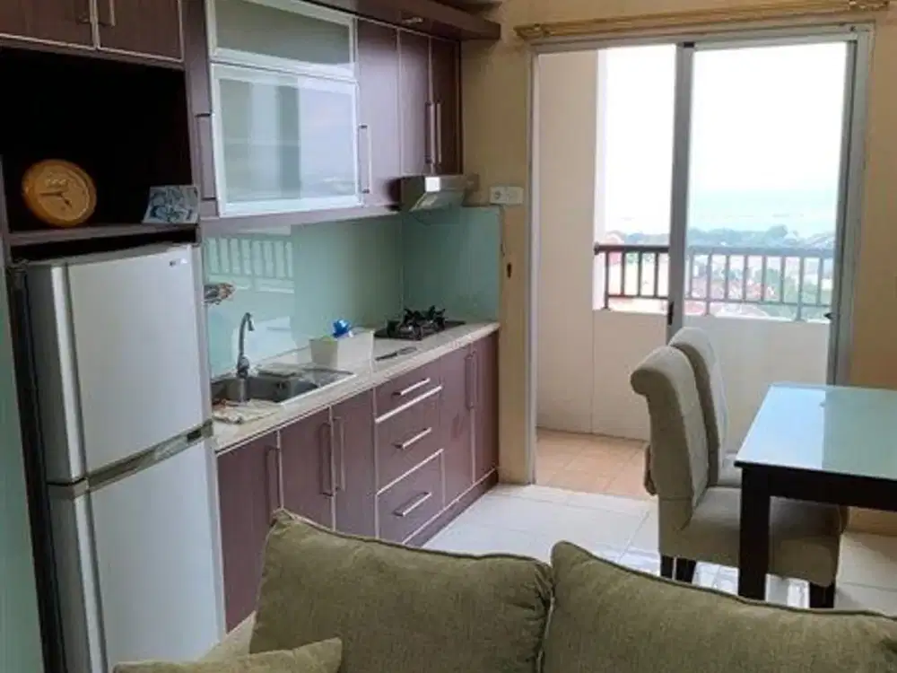 Bonus furnished! Dijual 2br Siap huni Apartemen Mediterania Mariana Ancol Residence dekat destinasi wisata favorite