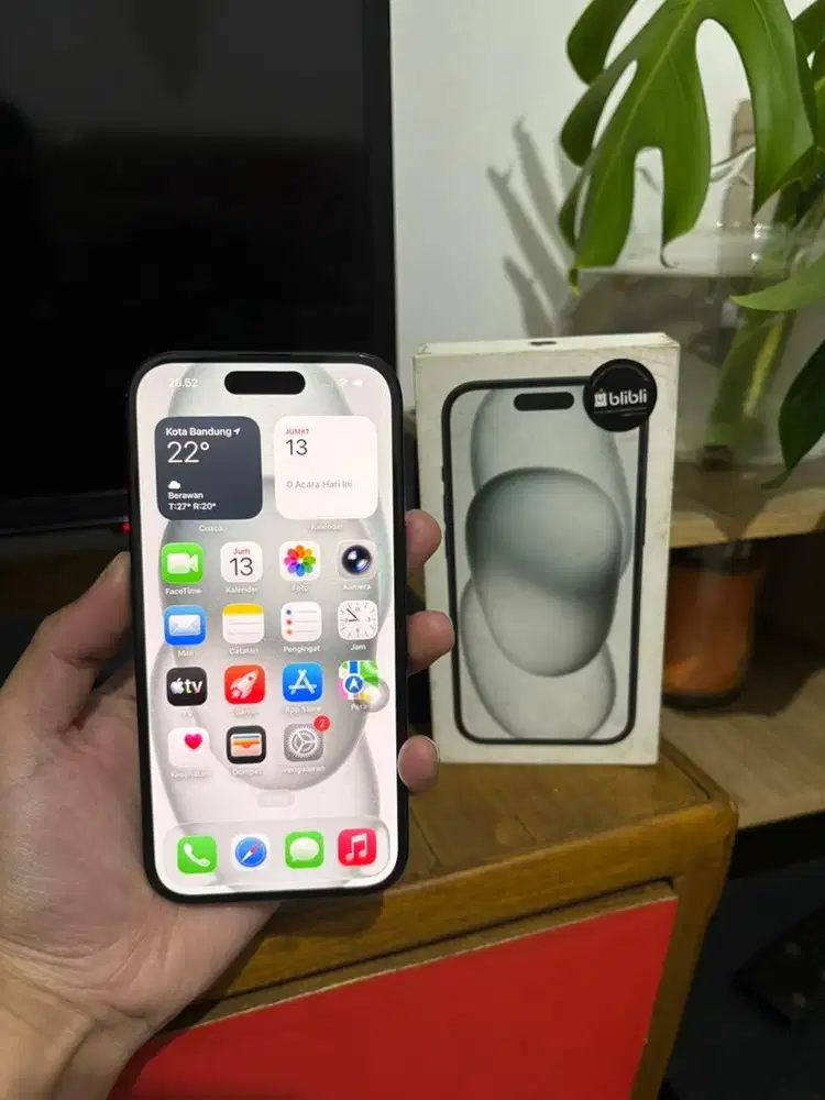 IPhone 15 128 Black Resmi Blibli