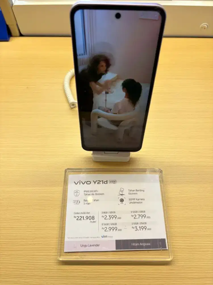 Kredit hp vivo Y21d bunga 0% yess kredit