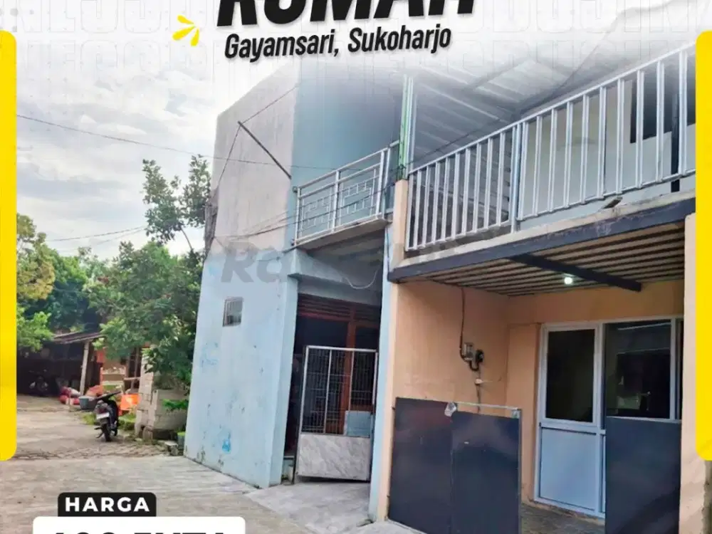 Dijual Rumah Compact 2 Lantai Harga “Kaki Lima” di Gayamsari Sukoharjo
